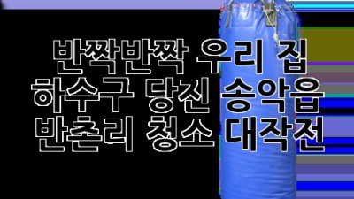 반짝반짝✨ 우리 집 하수구, 당진 송악읍 반촌리 청소 대작전! 🏡